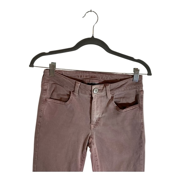 American Eagle Pants Womens Size 6 Purple Denim Jeans Jegging Stretch Casual - Picture 2 of 12